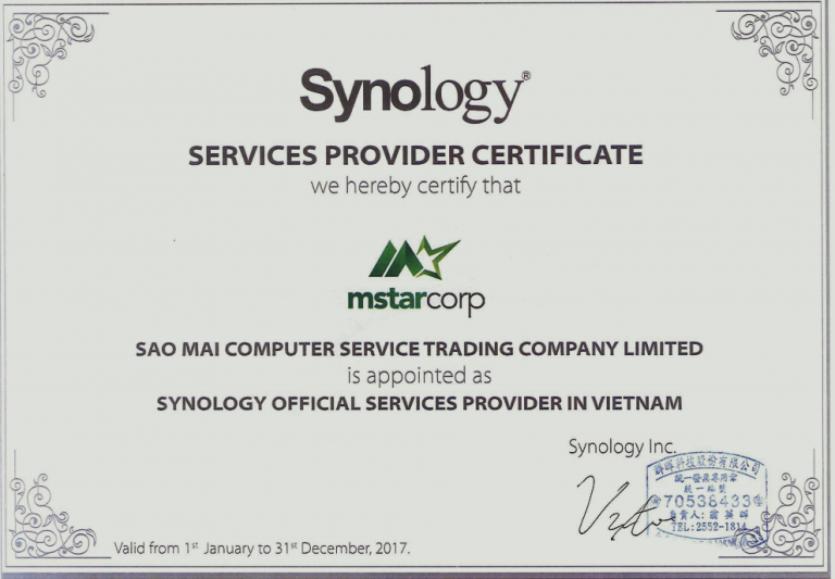 Mstar Corp ra mắt trung tâm dịch vụ Synology tại Việt Nam