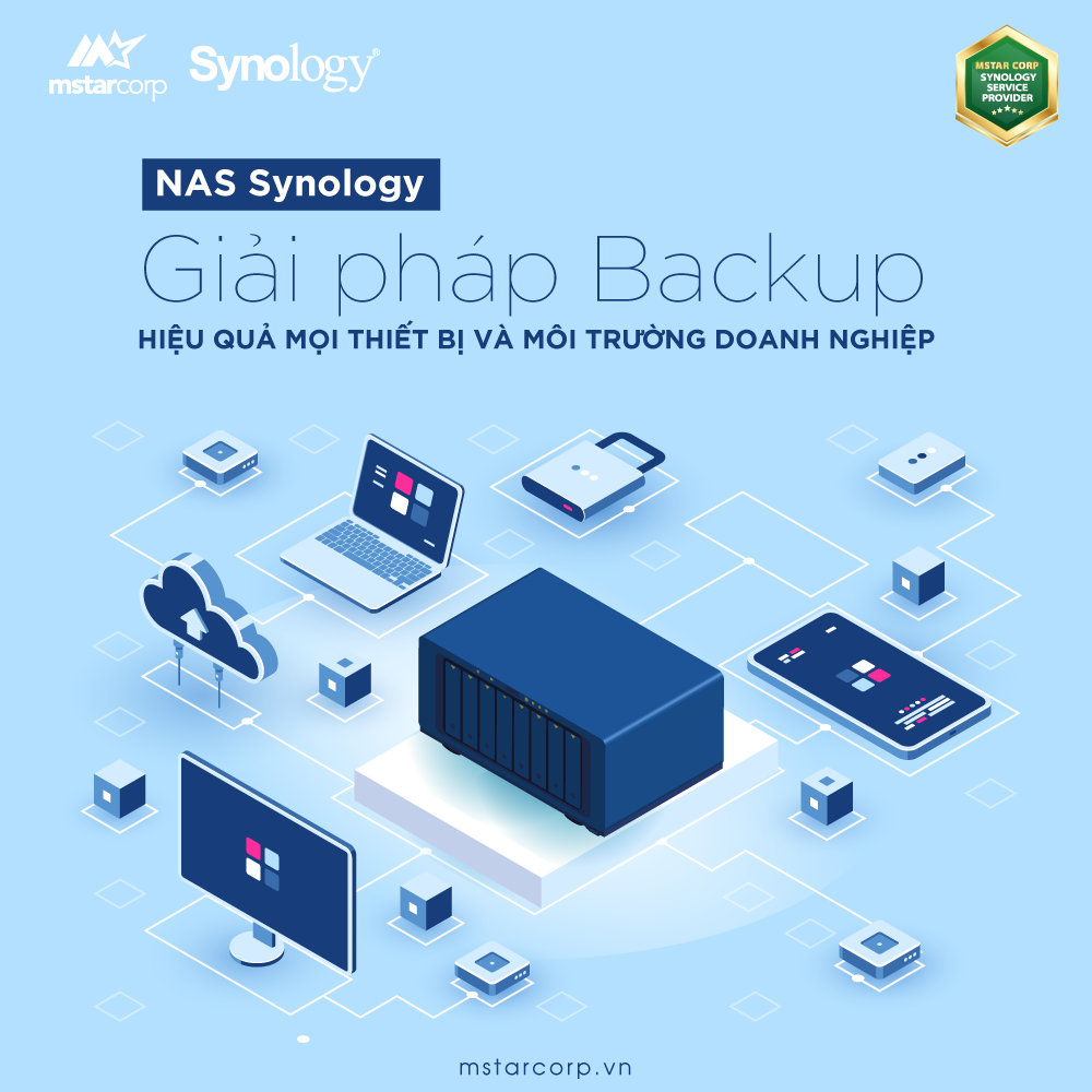 Lưu trữ chia sẽ dữ liệu NAS và theo dõi an ninh NVR chỉ trên 1 thiết  bị NAS Synology