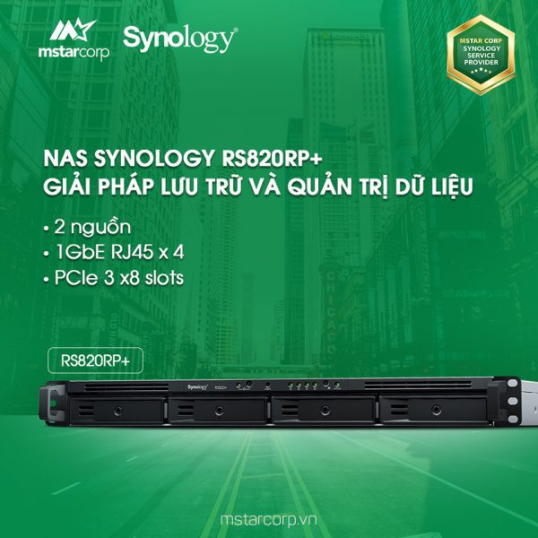 [ SYNOLOGY ] REVIEW RS820RP+| TÍNH NĂNG NỔI TRỘI CỦA NAS SYNOLOGY ...