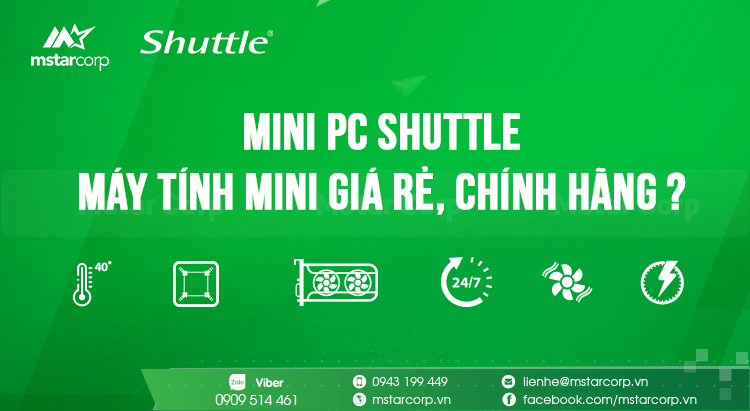 Mini PC Shuttle - Máy tính mini giá rẻ, chính hãng