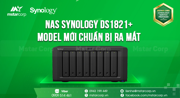 Thông tin model chuẩn bị ra mắt NAS Synology DiskStation DS1821+