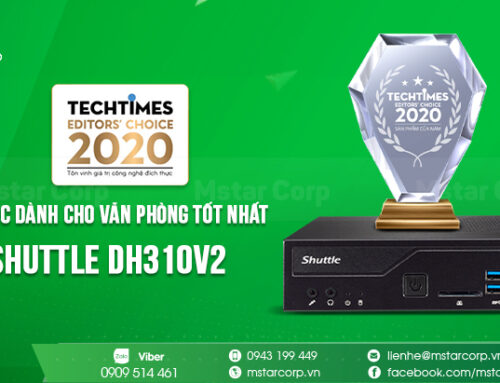 Shuttle DH310V2 nhận giải thưởng ” Mini PC dành cho văn phòng tốt nhất ” trong cuộc đua TechTimes Editors’ Choice 2020