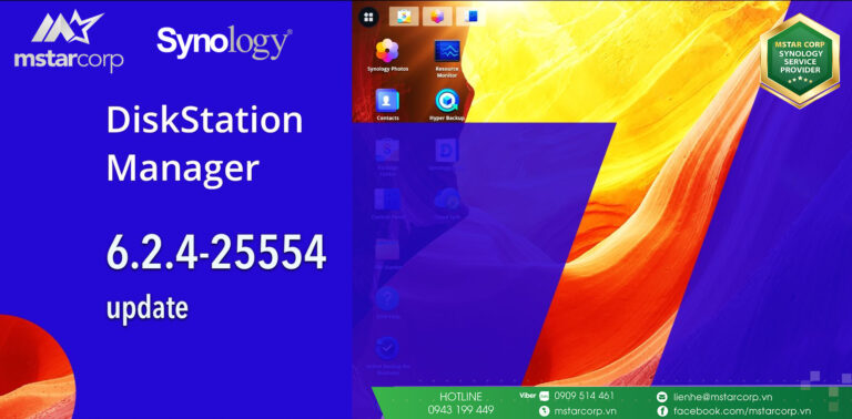 Synology chính thức phát hành DSM 6.2.4