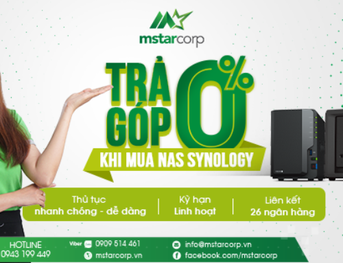 Mstar Corp – Trả góp 0% khi mua NAS Synology
