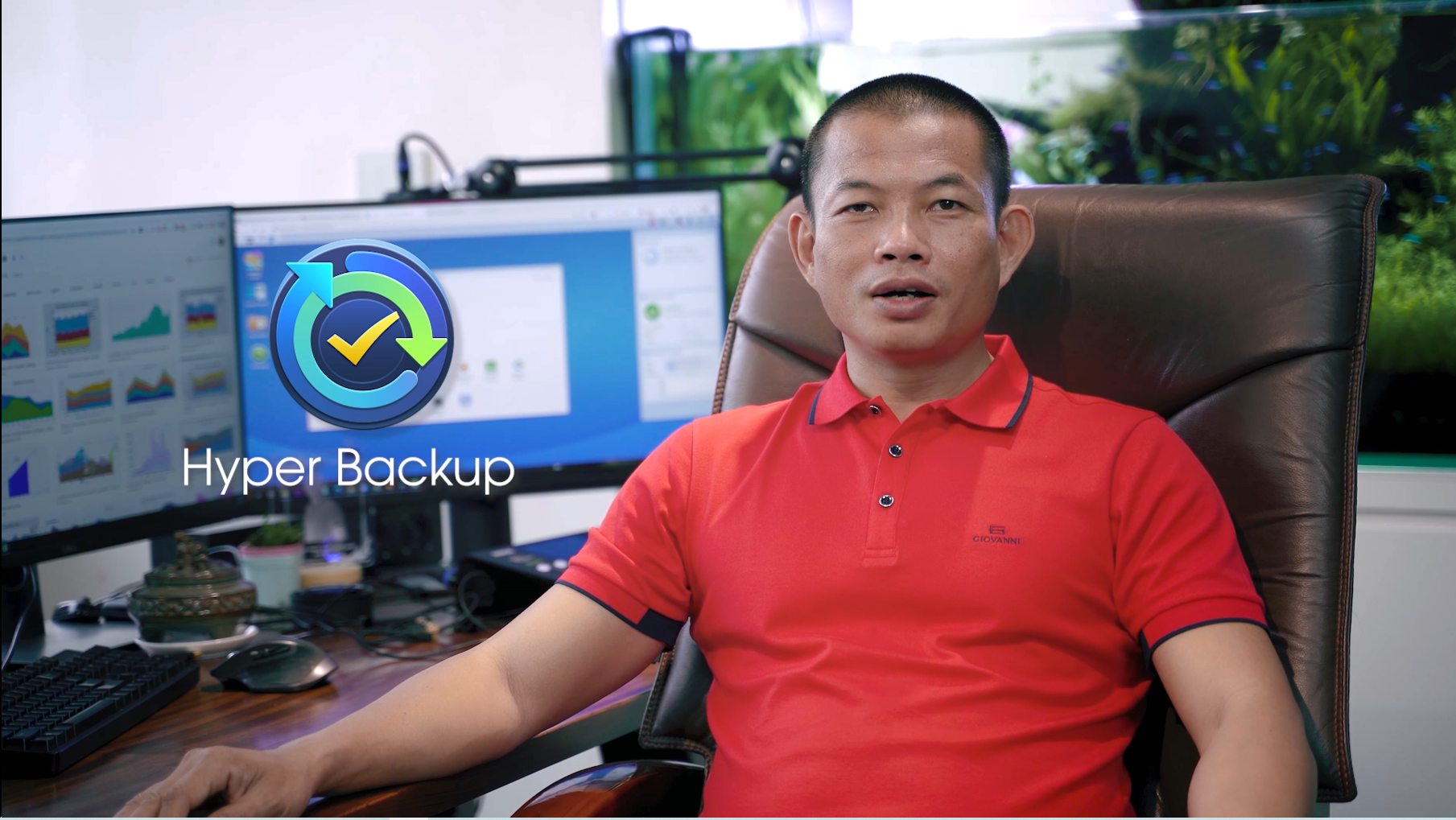 Anh Phạm Thành Long sử dụng Hyper Backup để bảo vệ dữ liệu