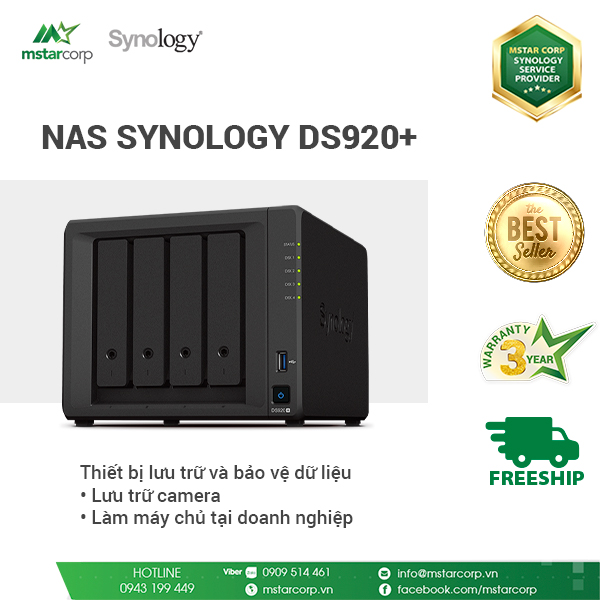 nas synology ds920+