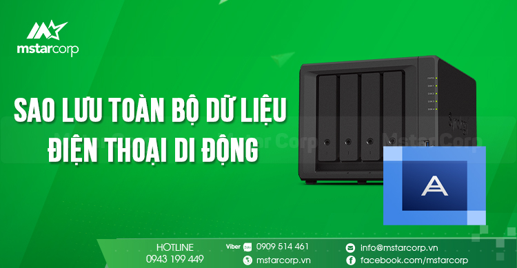 Hướng dẫn sao lưu toàn bộ dữ liệu điện thoại di động