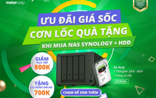 mua Combo bất kỳ NAS Synology + HDD tại Mstar Corp