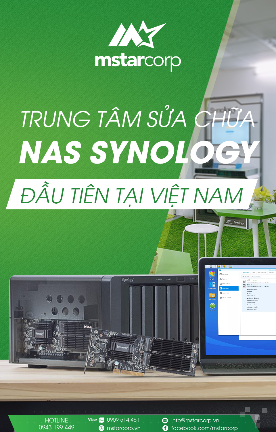 Dịch vụ sửa chữa NAS Synology tại Việt Nam 