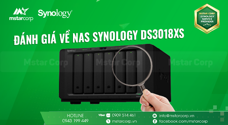 Đánh giá về NAS Synology DS3018xs