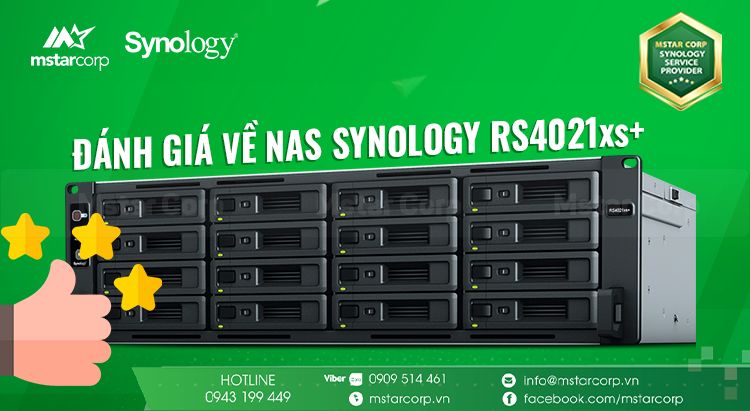 Đánh giá về NAS Synology RS4021xs+