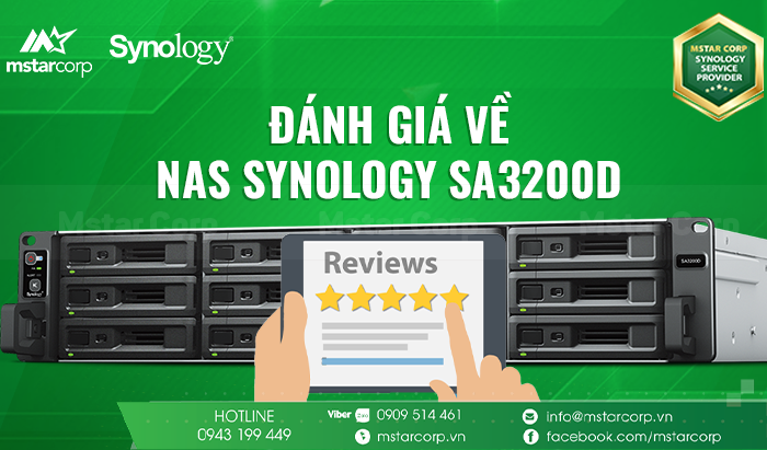 Đánh giá về NAS Synology SA3200D