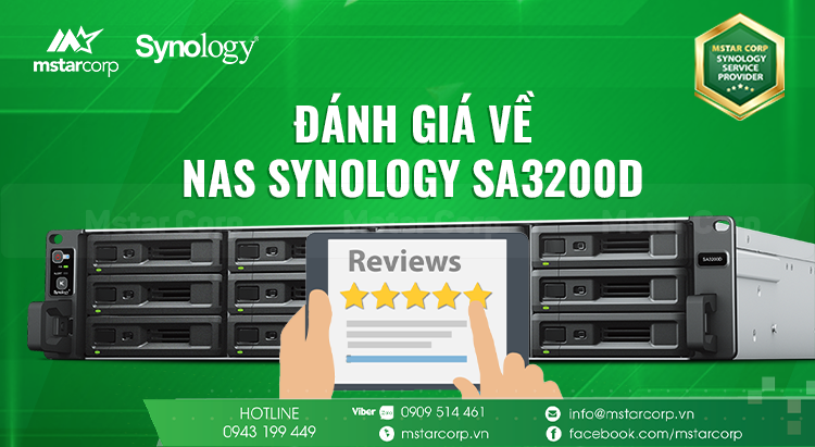 Đánh giá về NAS Synology SA3200D