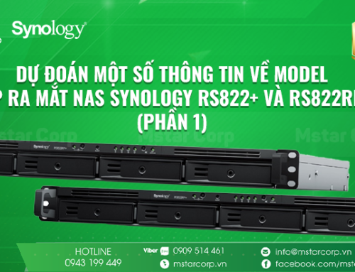 Dự đoán một số thông tin về model sắp ra mắt NAS Synology RS822+ và RS822RP+ (Phần 1)