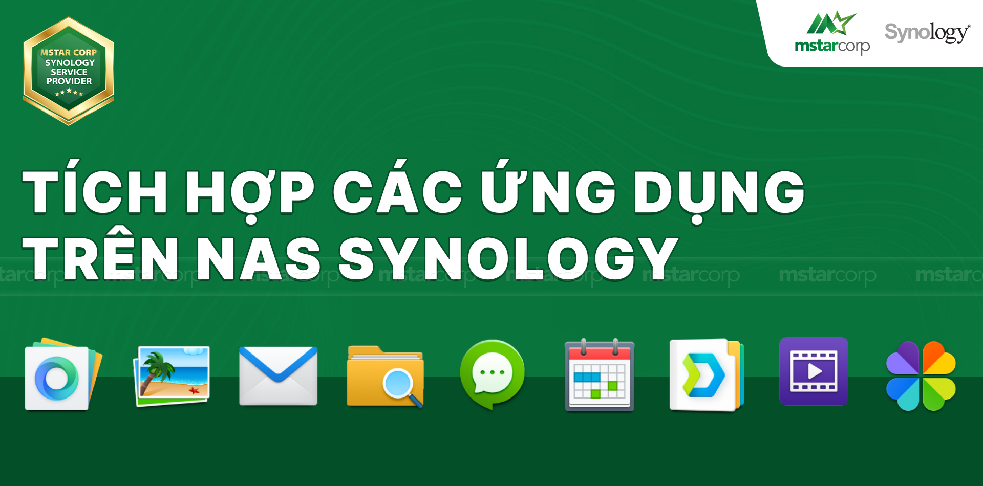 Các tính năng mở rộng cho thiết bị NAS Synology