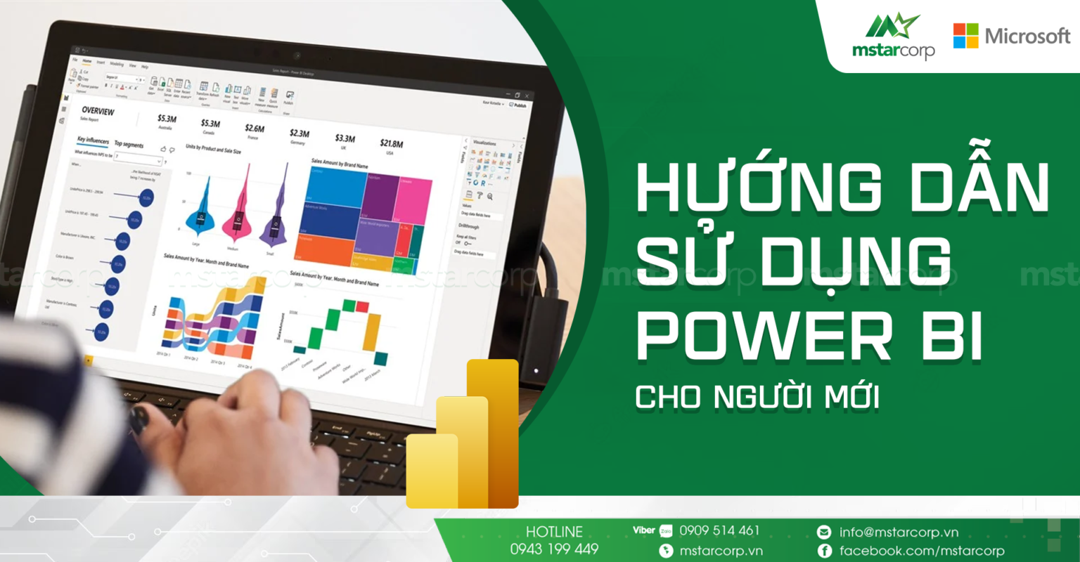 Hướng dẫn sử dụng Power BI cơ bản cho người mới | Mstar Corp