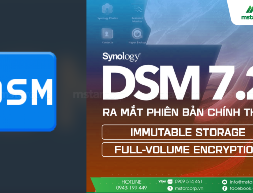 DSM 7.2: Nâng cấp tính năng nhằm nâng cao hiệu suất và bảo mật