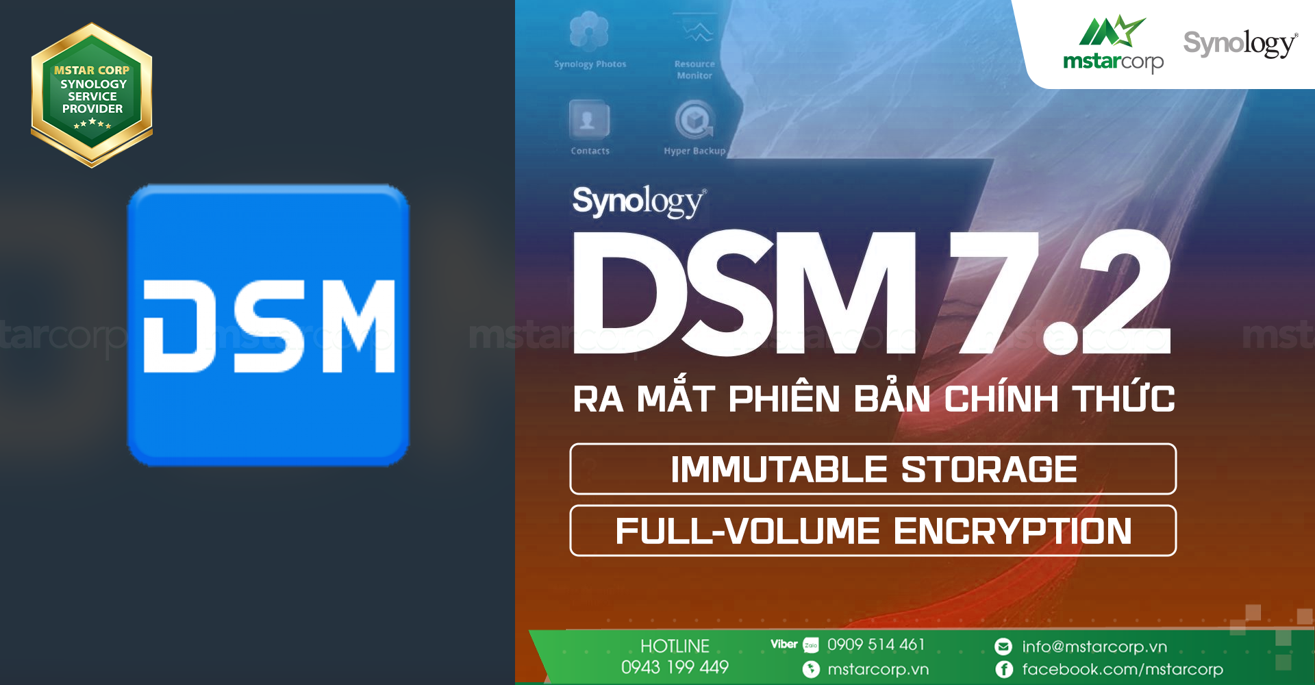 DSM 7.2: Nâng cấp tính năng nhằm nâng cao hiệu suất và bảo mật