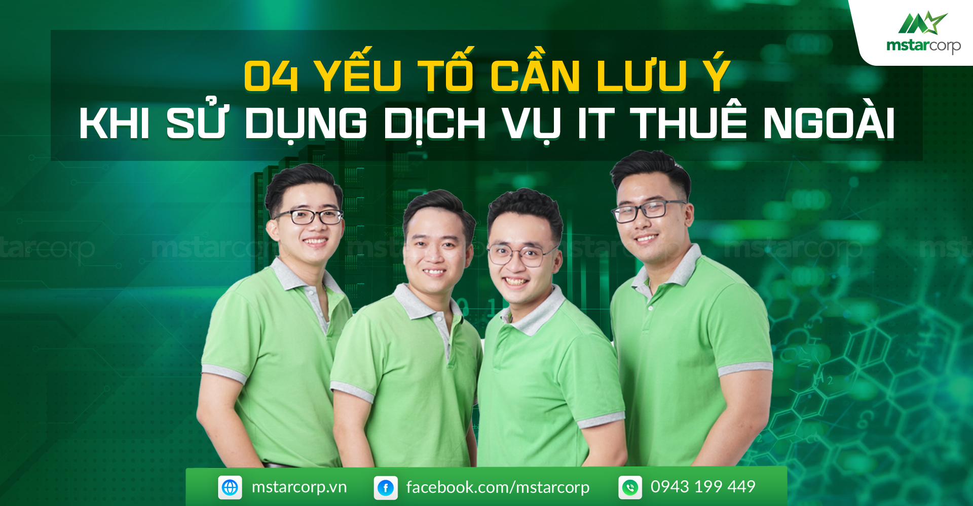 4 yếu tố cần lưu ý khi sử dụng dịch vụ IT thuê ngoài