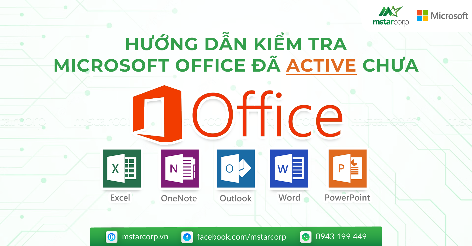 Huong dan kiem tra Microsoft Office da Active chua