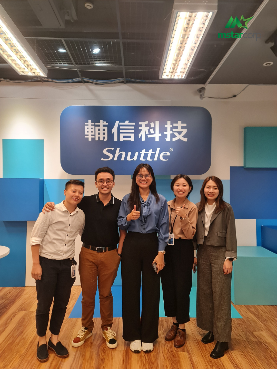 Mstar Corp vinh dự nhận lời mời tham quan trụ sở của Shuttle tại Đài Bắc