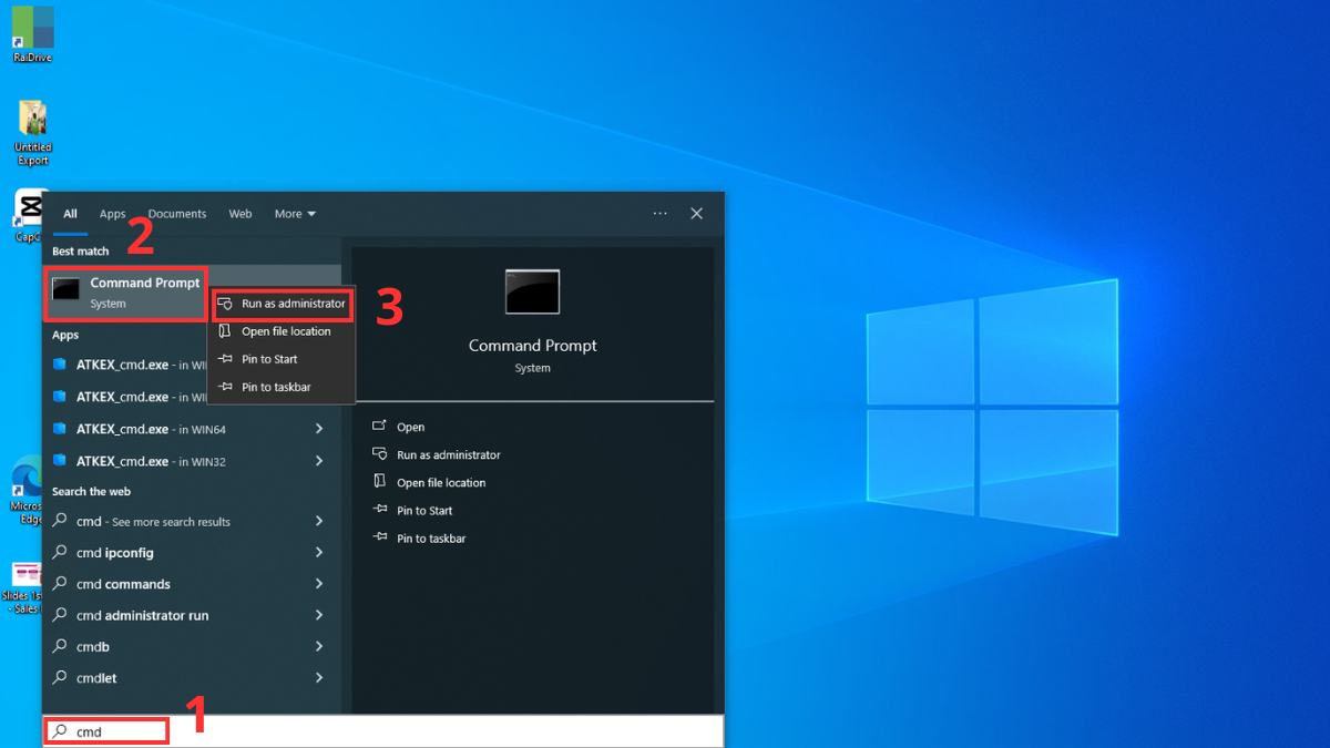 Khắc phục lỗi Product Activation Failed dùng lệnh CMD