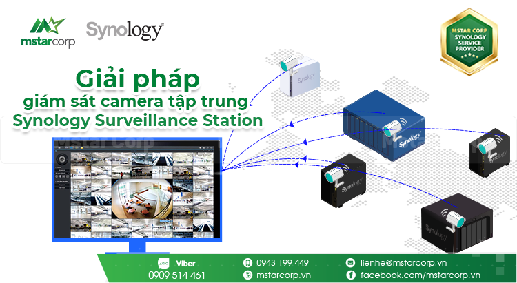 Giải pháp giám sát dữ liệu camera tập trung - Surveillance Station