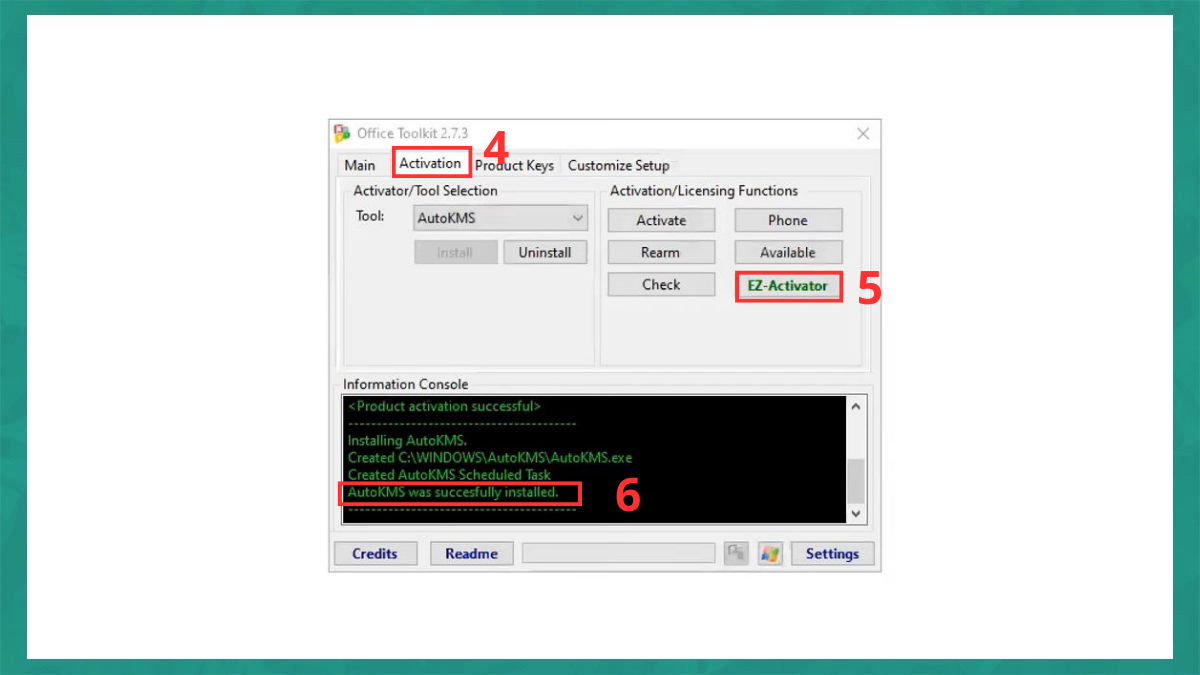 Sử dụng Microsoft Toolkit .7.2 để khắc phục lỗi Product Activation Failed
