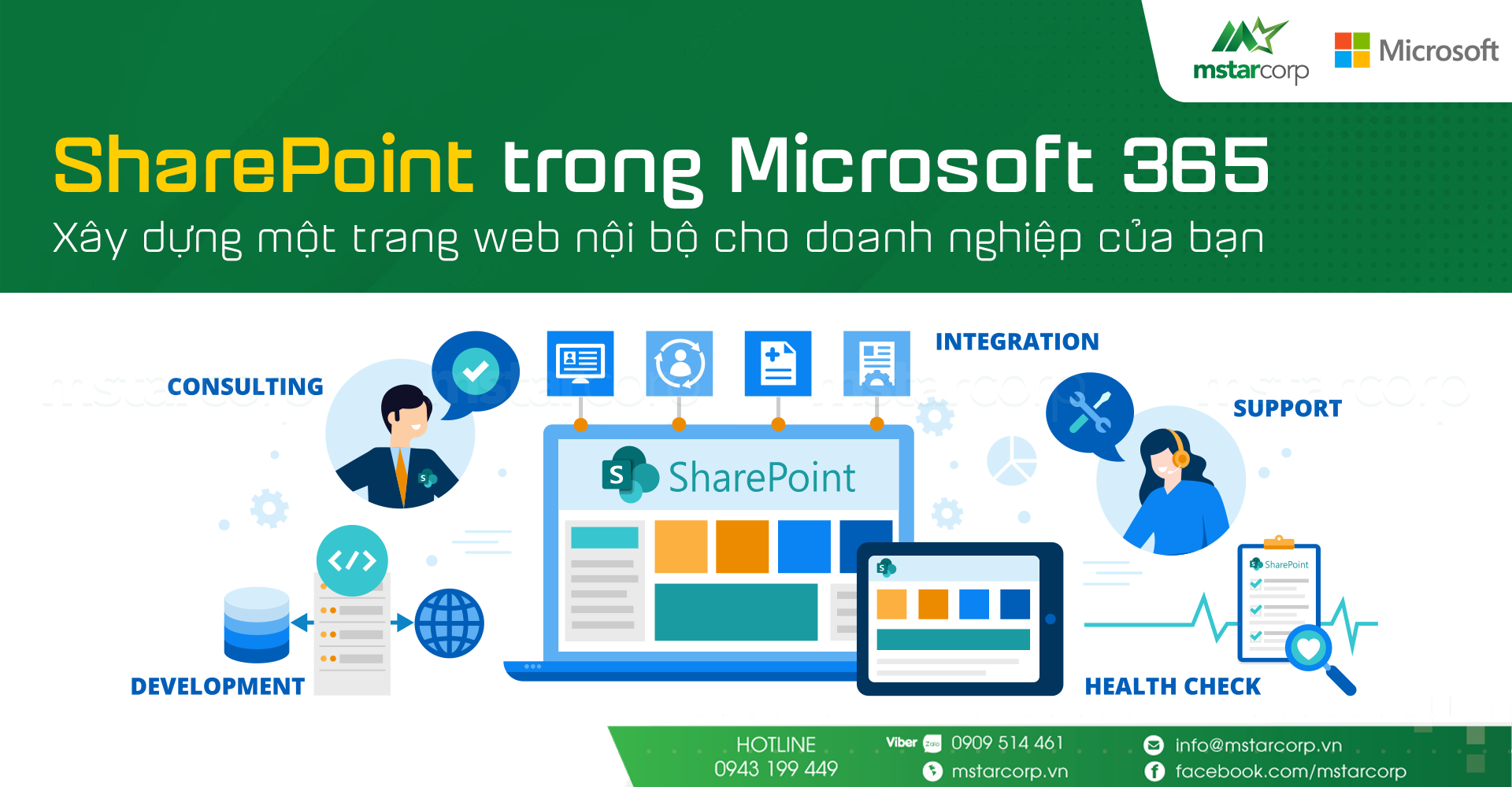 Mstar Corp - Đơn vị cung cấp Microsoft SharePoint chuyên nghiệp, uy tín