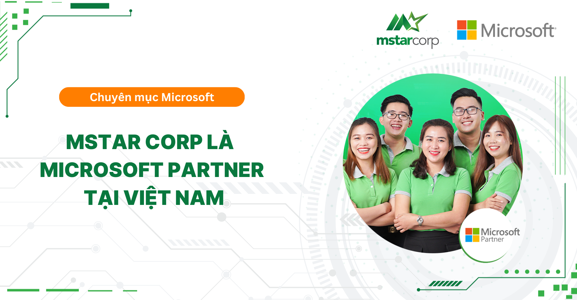 Mstar Corp là Microsoft Partner tại Việt Nam
