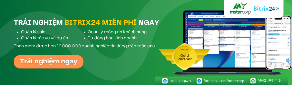 Hướng dẫn Bitrix24 cho người mới - Mstar Corp
