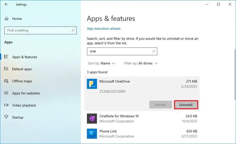 Cách gỡ cài đặt OneDrive trên Windows 10/11