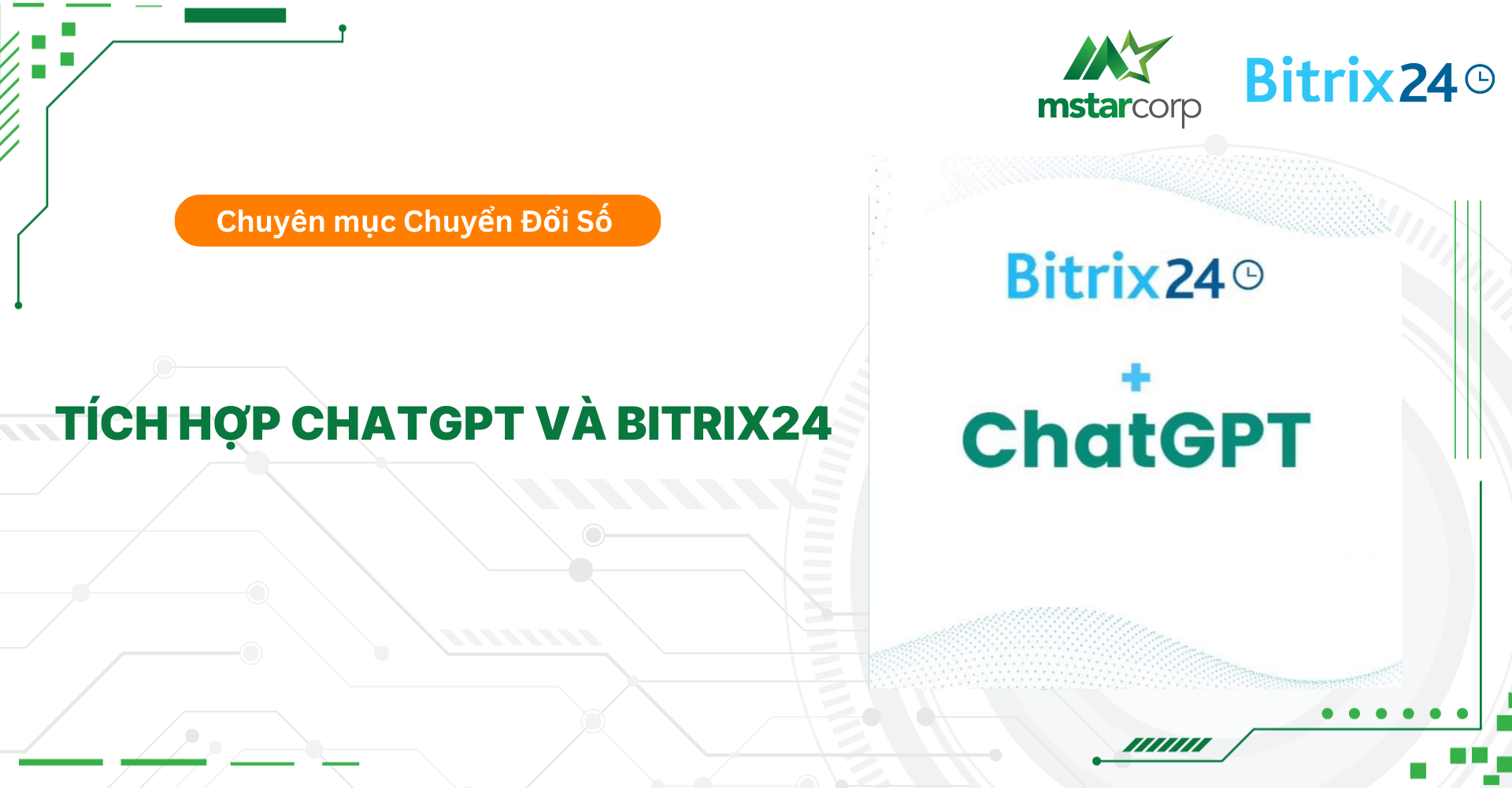 Tích hợp ChatGPT và Bitrix24