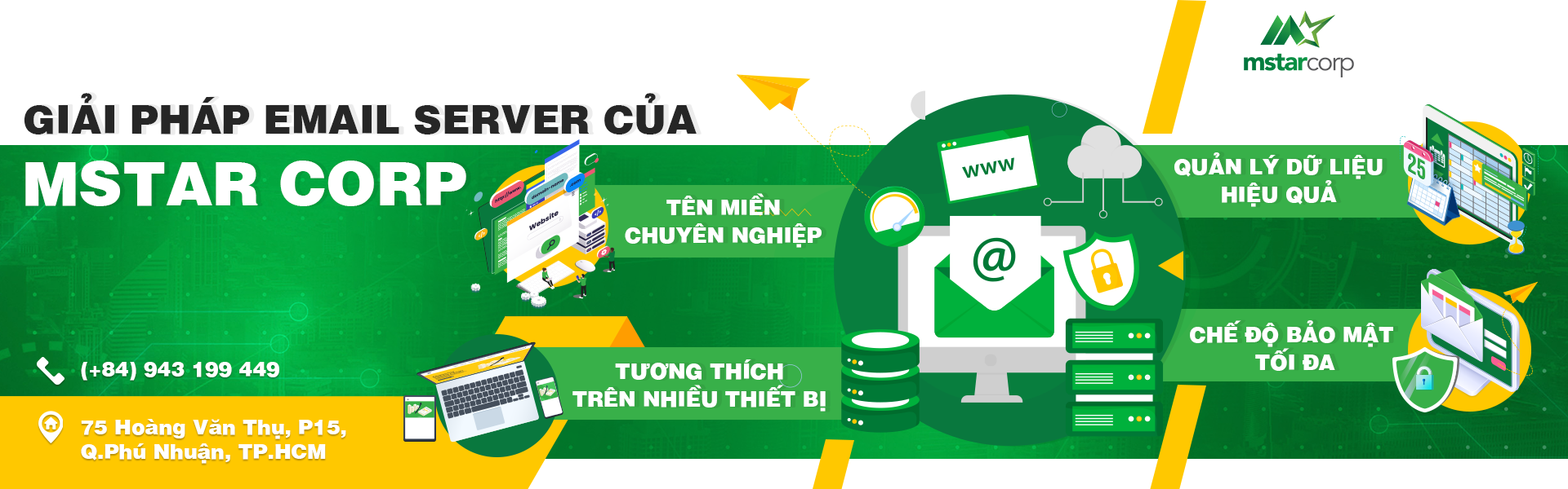 Dịch vụ Email Server của Mstar Corp