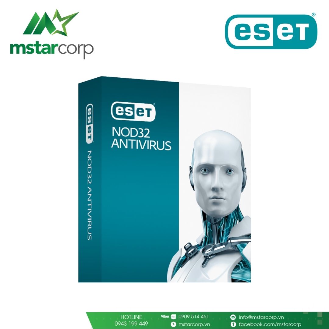 ESET Nod32 Antivirus 1 User / year