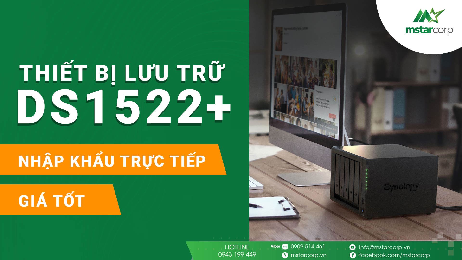 Quản lý dữ liệu linh hoạt cho gia đình và doanh nghiệp nhỏ với NAS Synology DS1522+
