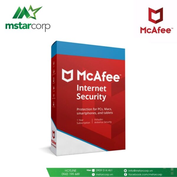 McAfee Internet Security 1 máy