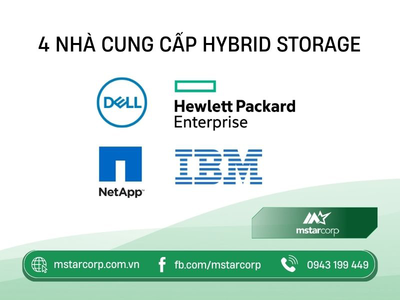 4 nhà cung cấp Hybrid Storage phổ biến