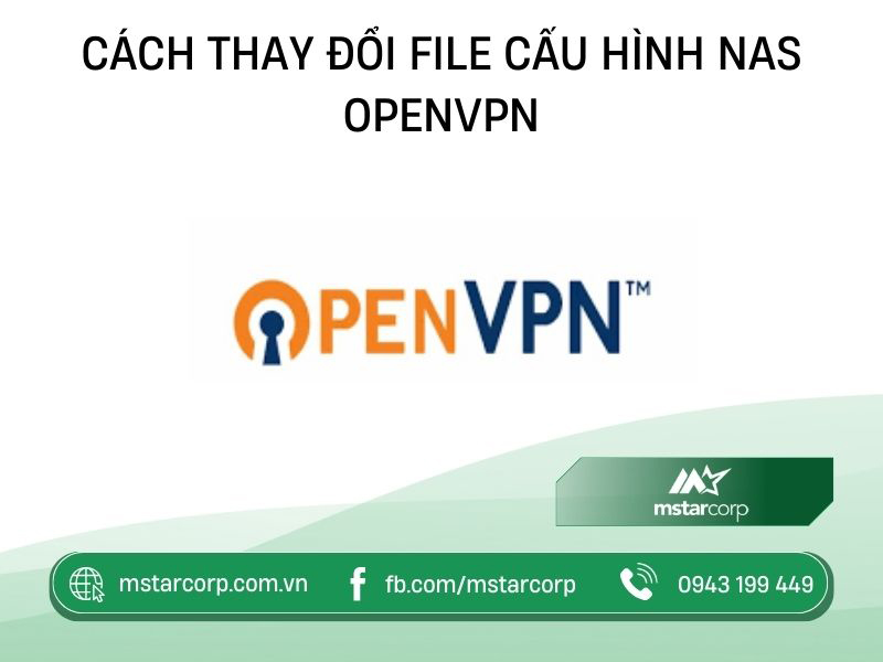 Cách thay đổi file cấu hình NAS OpenVPN