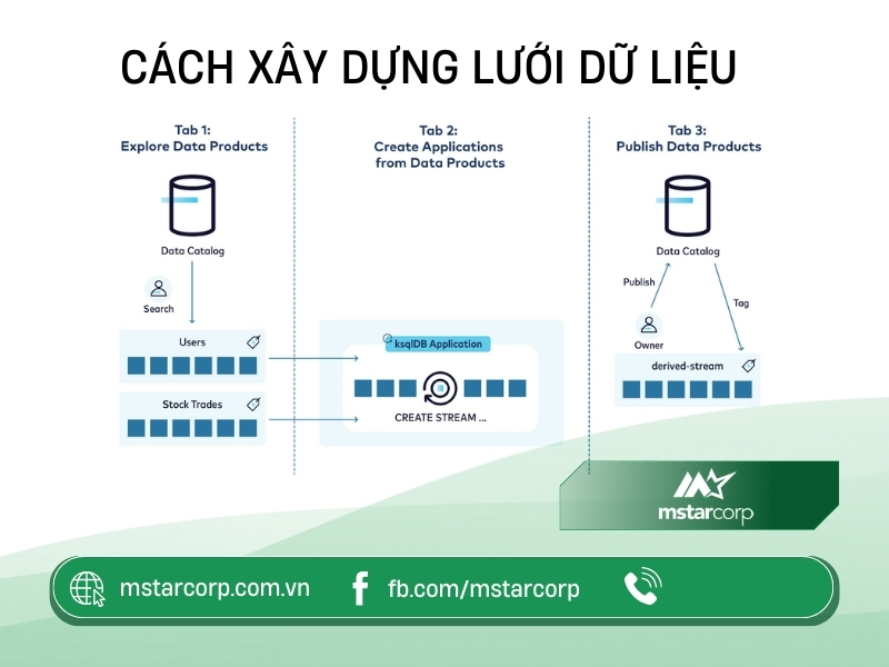 Cách xây dựng lưới dữ liệu trong doanh nghiệp