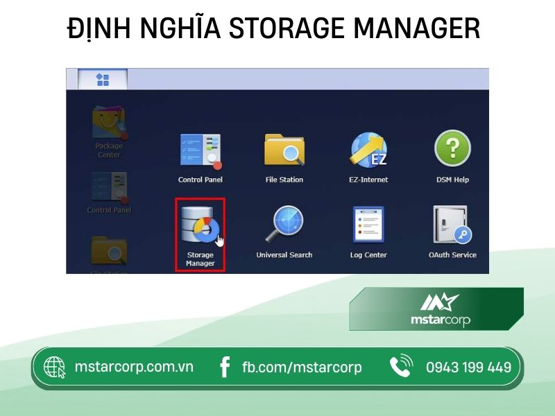 Định nghĩa Storage Manager