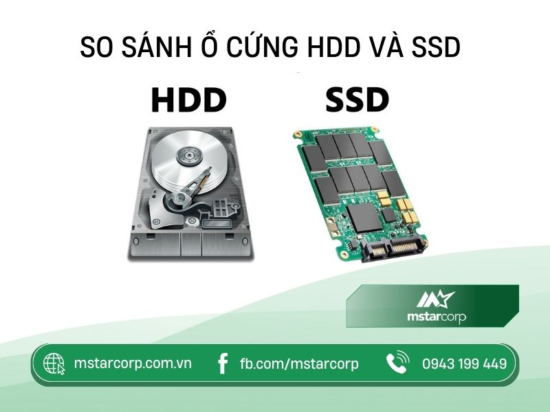 So sánh ổ cứng HHD và SSD