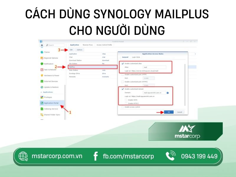Cách dùng Synology Mailplus cho người dùng