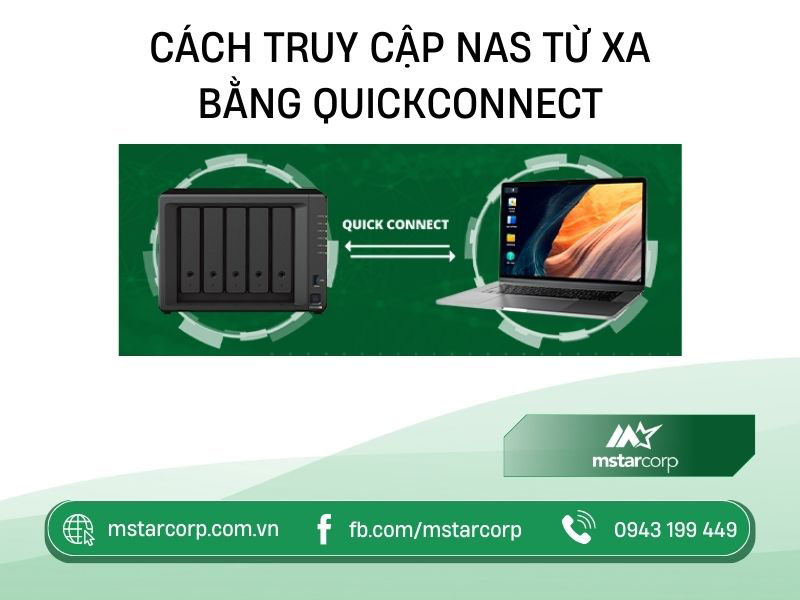 Cách truy cập NAS từ xa bằng Quickconnect