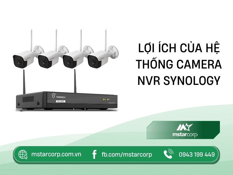 Lợi ích của hệ thống camera NVR Synology