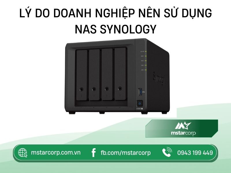 Lý do doanh nghiệp nên sử dụng NAS Synology