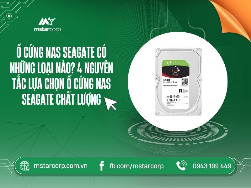 Ổ cứng NAS Synology có những loại nào 4 nguyên tắc lựa chọn ổ cứng NAS Seagate chất lượng