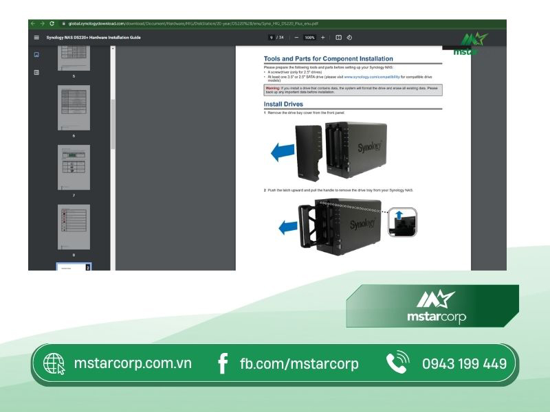 Bước 6 mở file đã tải về để xem hướng dẫn