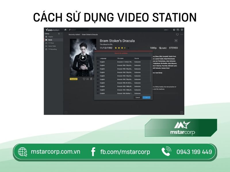 Cách sử dụng Video Station