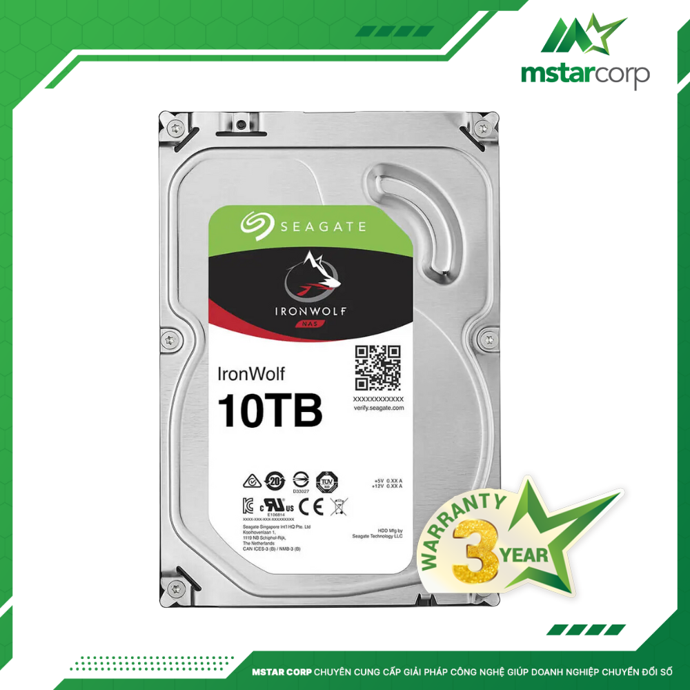 Ổ cứng HDD Seagate IronWolf 10 TB ST10000VN000